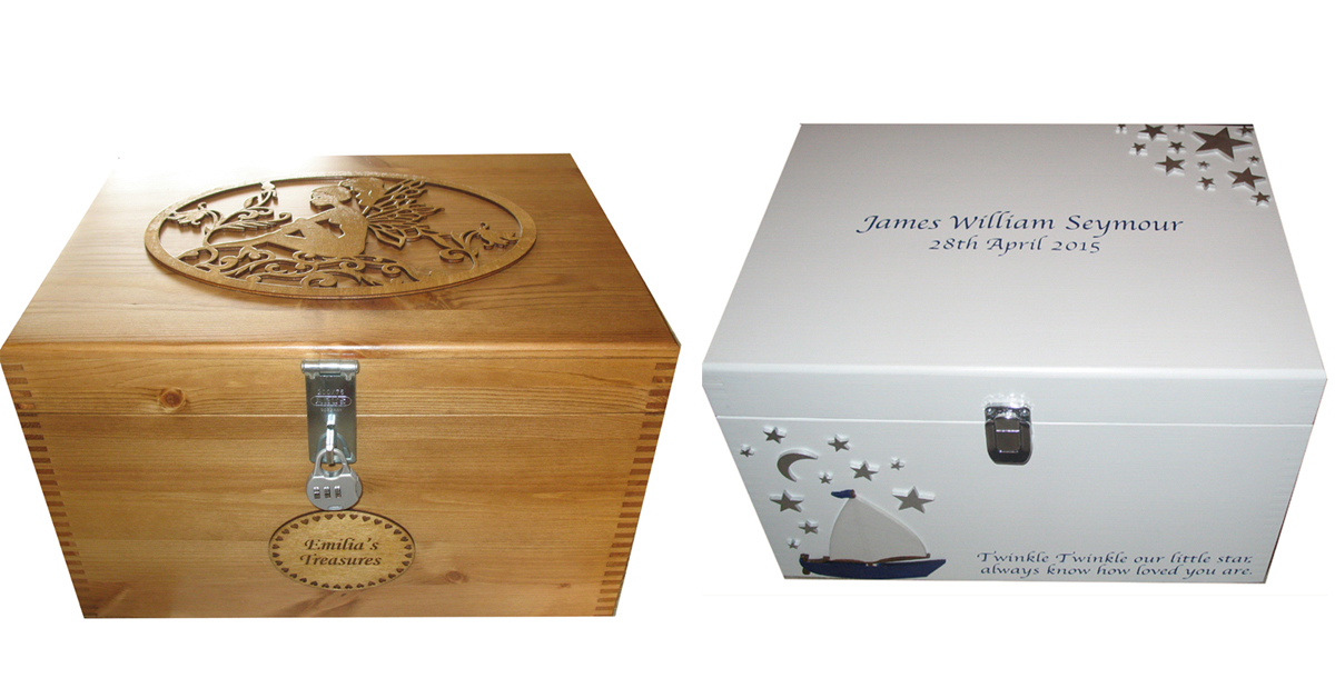 Personalised Wooden Keepsake Boxes, Wooden Keepsake Box Uk