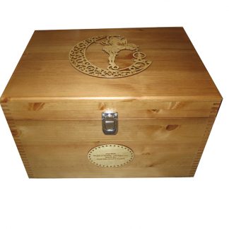 XL Real Wood Lacquered Memory Boxes