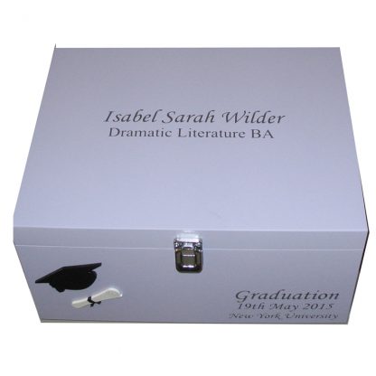 Personalised Graduation Box in Lavender