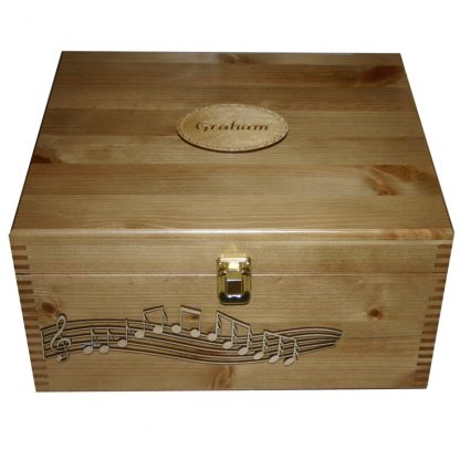 Wooden Musical Gift of Personalised Memory Box