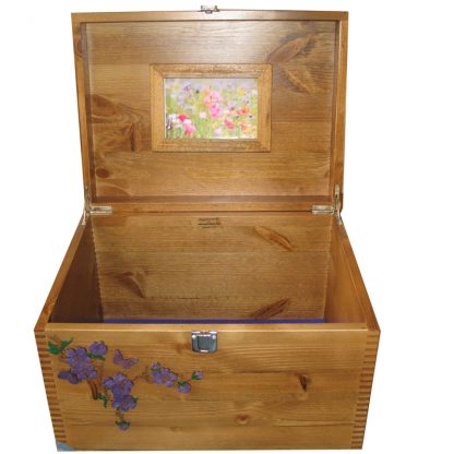 Decorative XL Wooden Keepsake Storage Box
