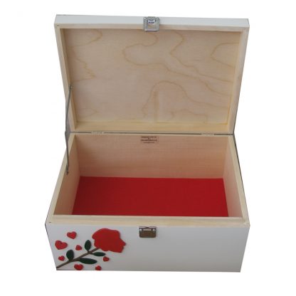 Keepsake Boxes for couples - Roses & Hearts Gift for Valentines Day