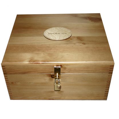 Plain Lacquered Large Keepsake or Memory Box - Personalised