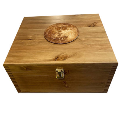 Wood Memory Keepsake Box Engraved Moon