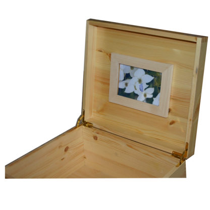 Natural Pine Box with frame